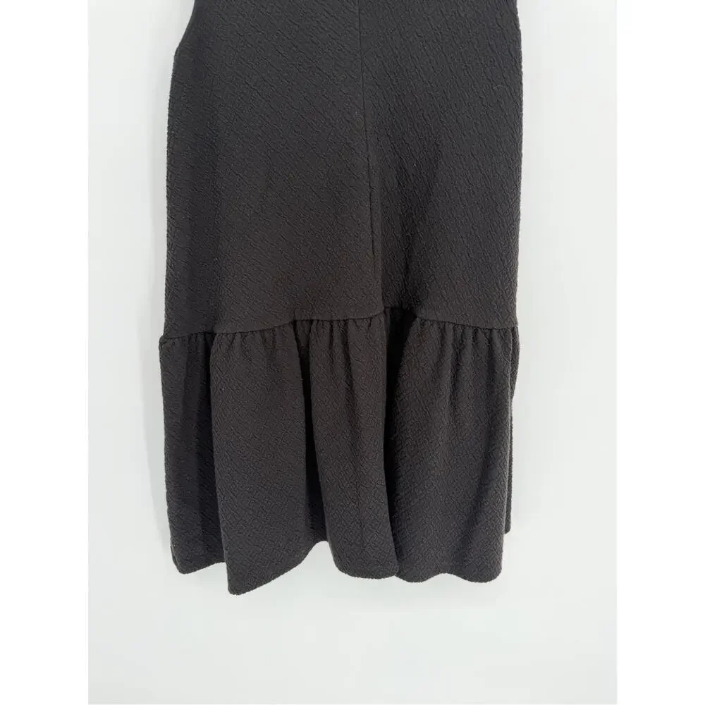 Free People Easy Street Mini Dress Black - Medium